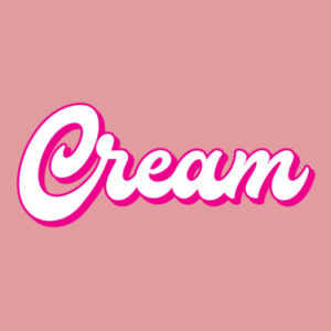 CREAM ICE CREAM TEE - PINK Design