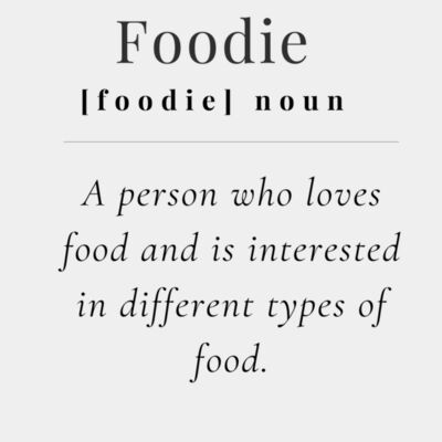 FOODIE NOUN Thumbnail